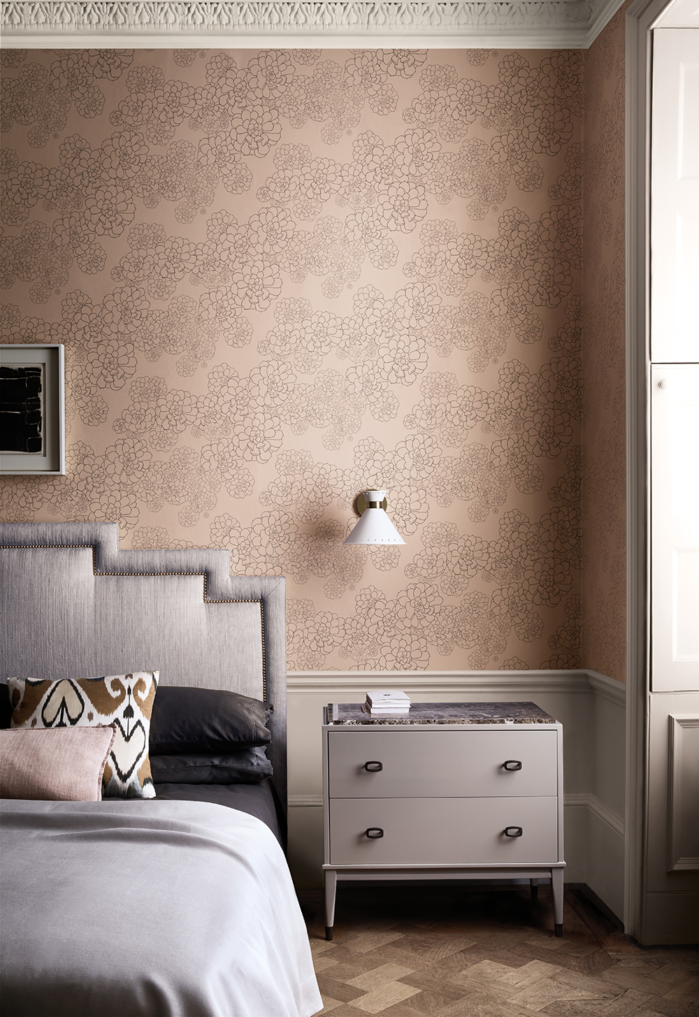 Обои Paint and Paper Library Tresco Aeonium Temple 0393AETEMPL фото в интерьере